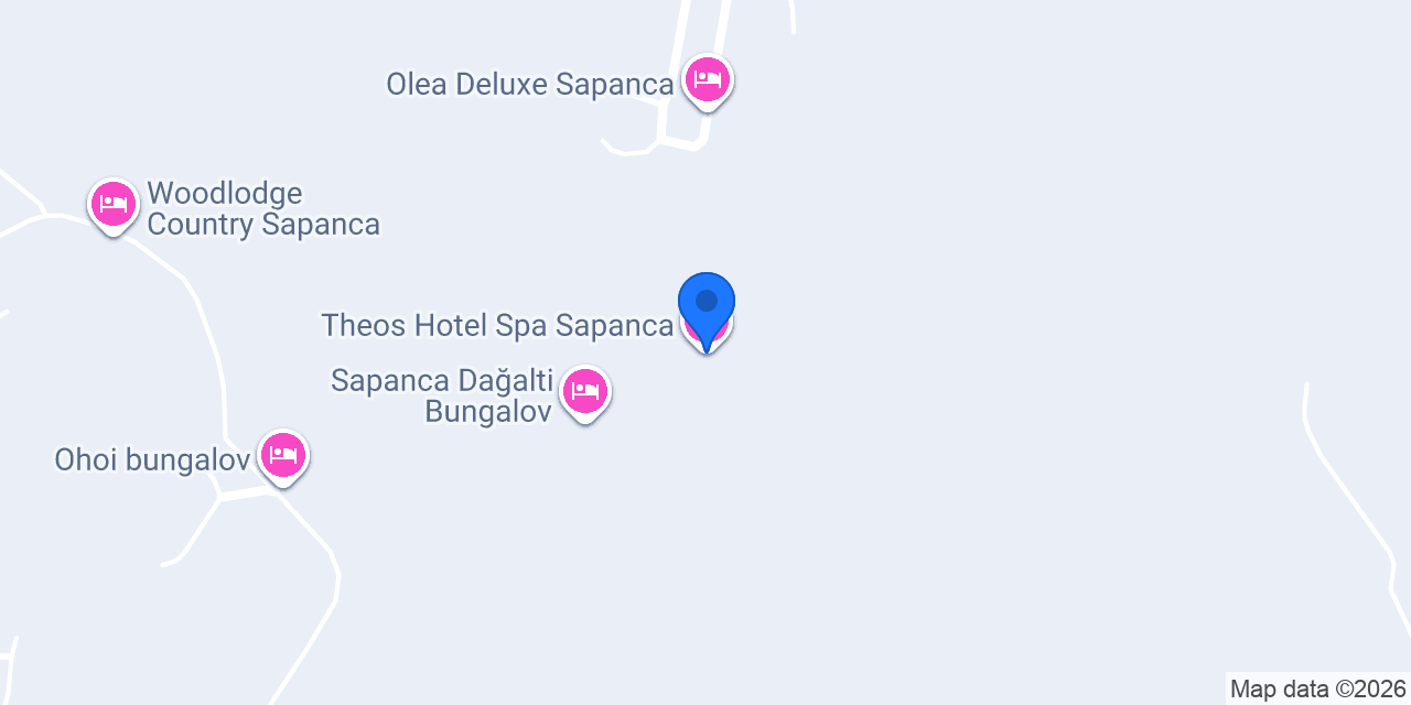 Theos Hotel Spa Sapanca konumu