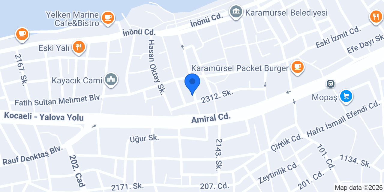 Prota İnşaat, Sanayi ve Ticaret A.Ş. konumu