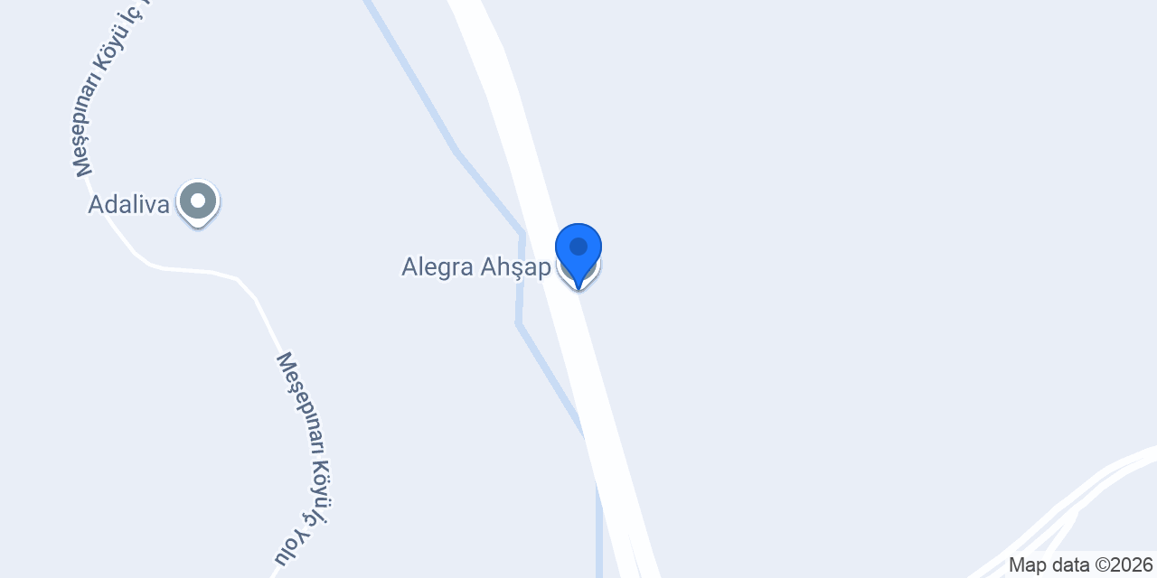 Alegra Ahşap konumu
