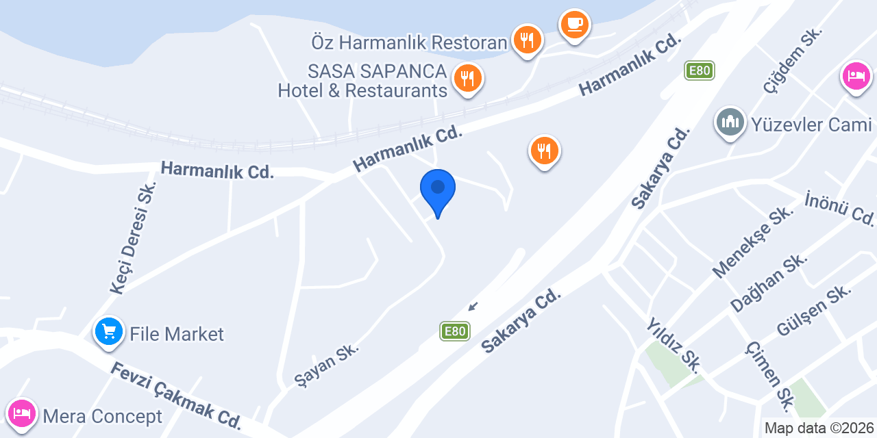 BD Tasarım Havuz konumu