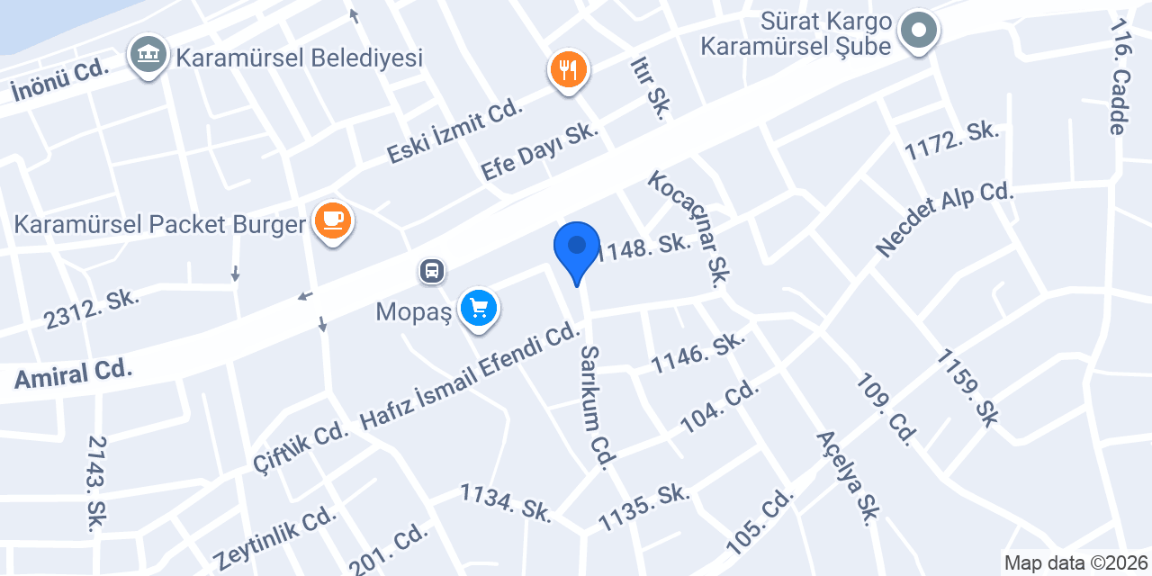 Çelikler Hafriyat konumu