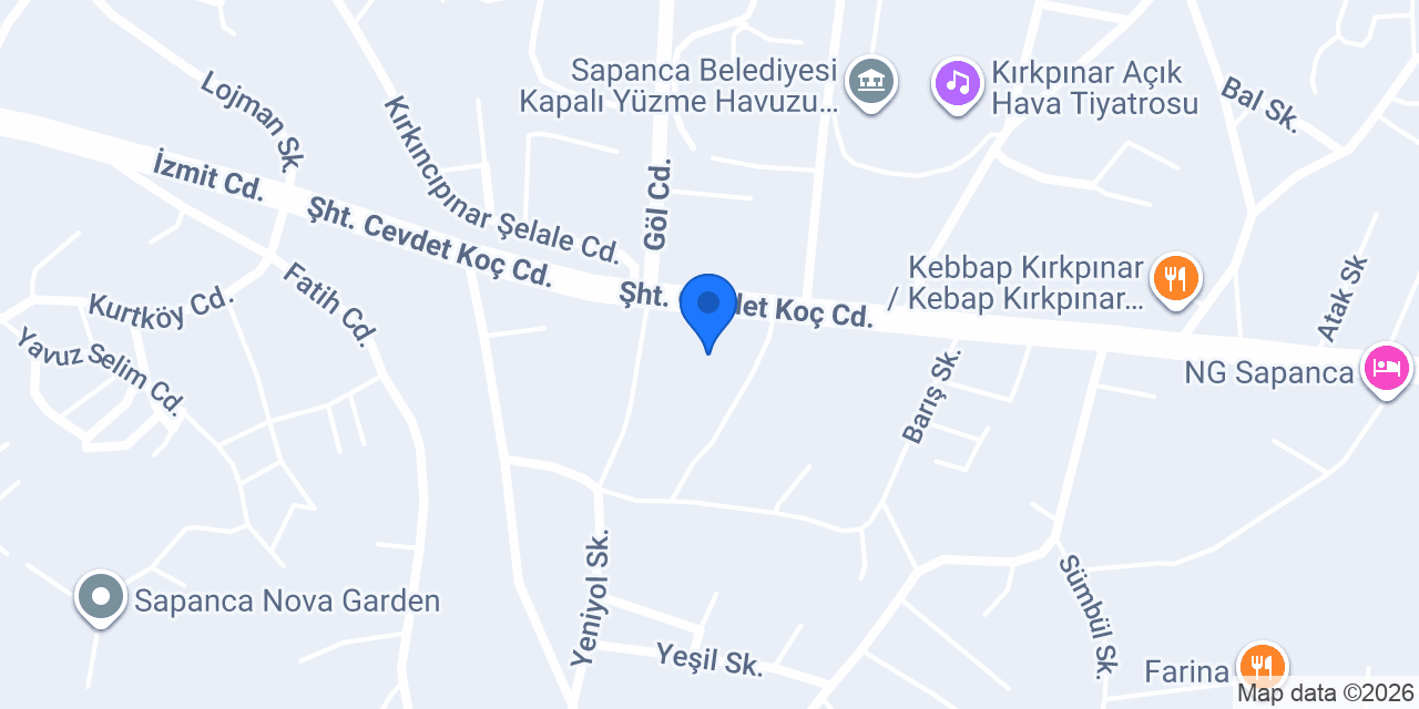 Günlükkek konumu