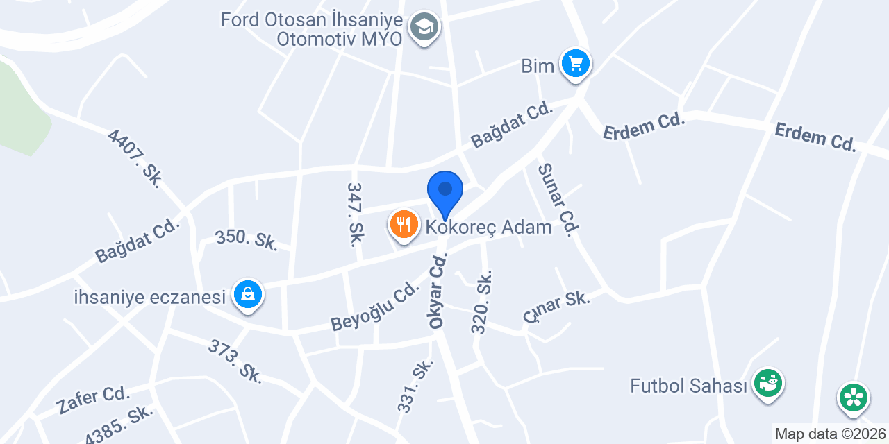 Közz döner ihsaniye konumu