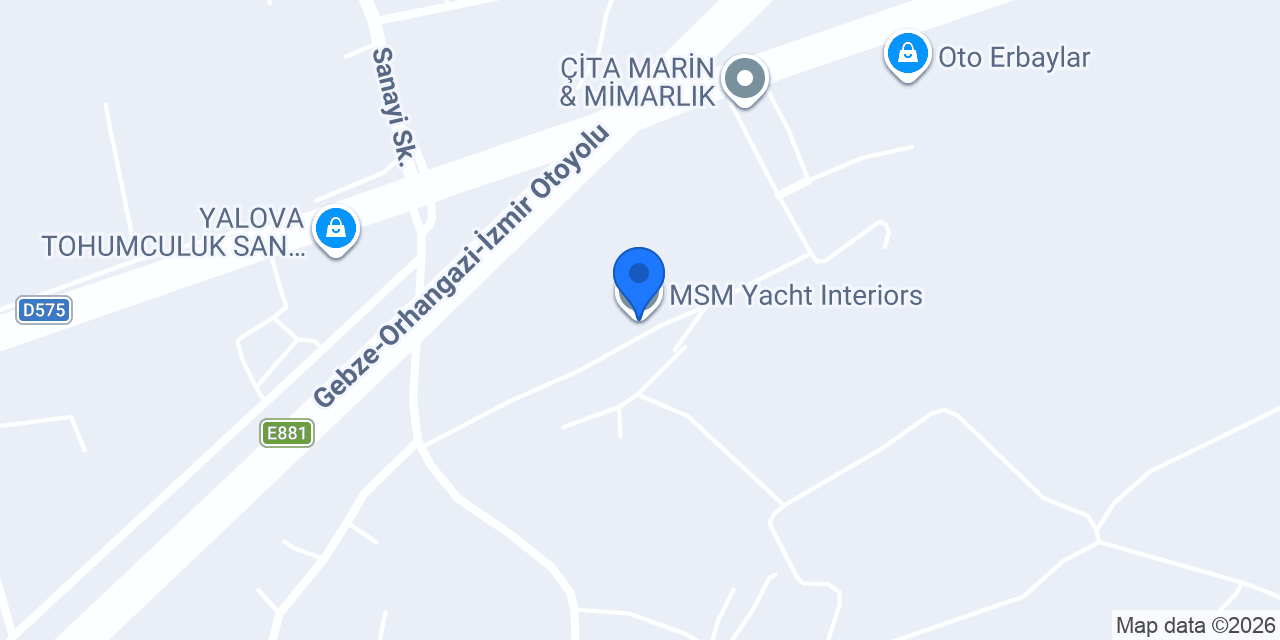 MSM Yacht Interiors konumu