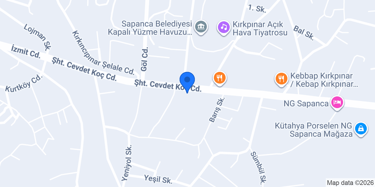 Oduncu Sapanca konumu