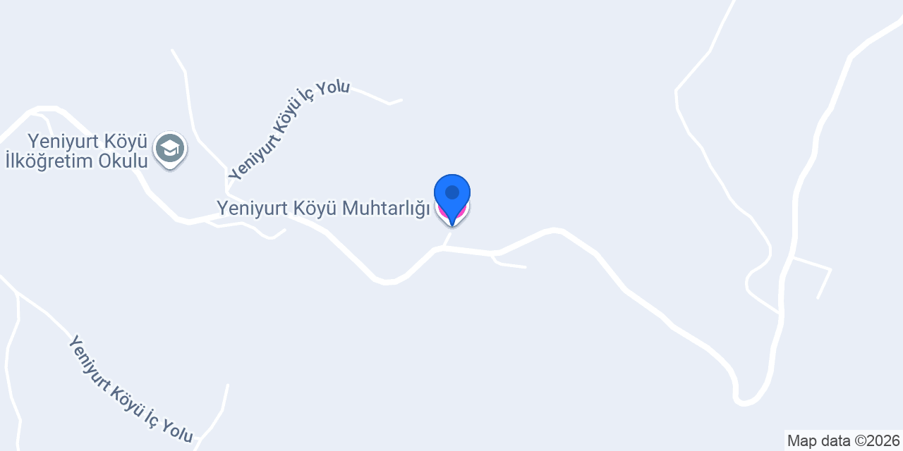 Yeniyurt Köyü Muhtarlığı konumu