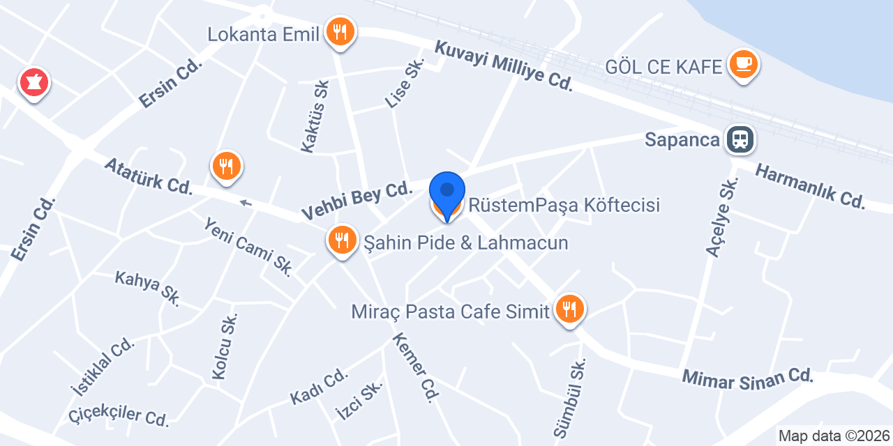 RüstemPaşa Köftecisi konumu