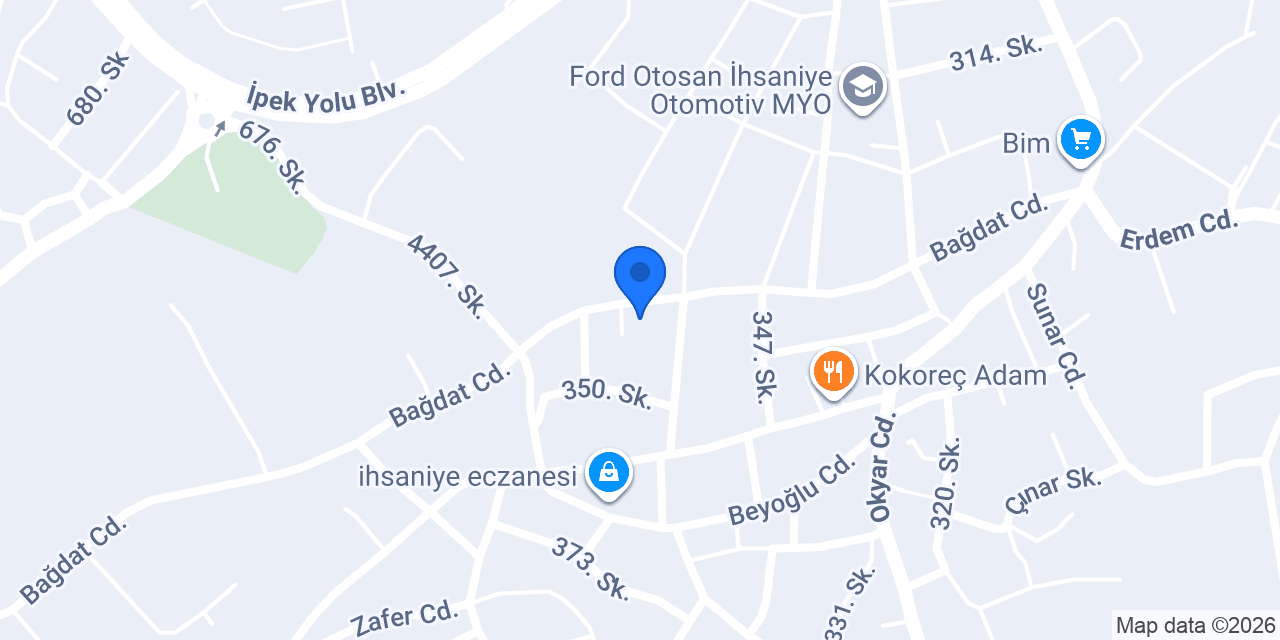 ATLAS OTOMAT konumu