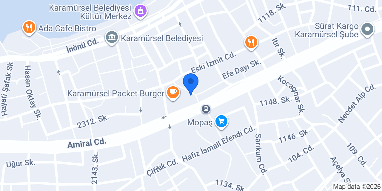 Merkez Taksi konumu