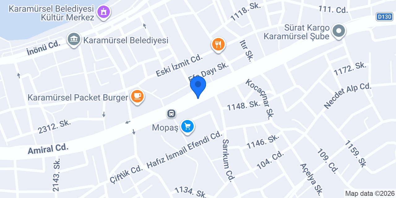 Sena Mermer Granit konumu