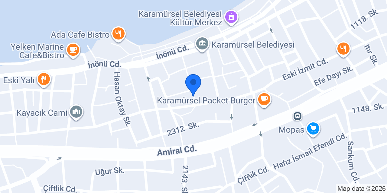 Estenur Kuaför konumu