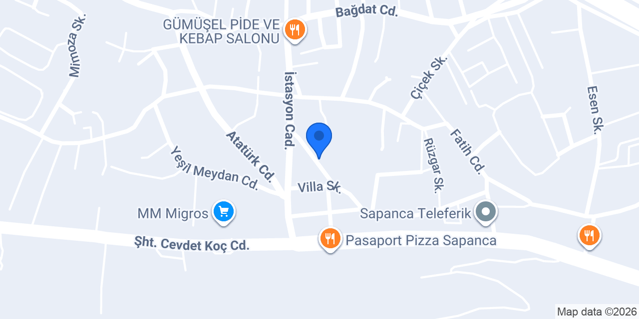 Meral Sanatevi konumu