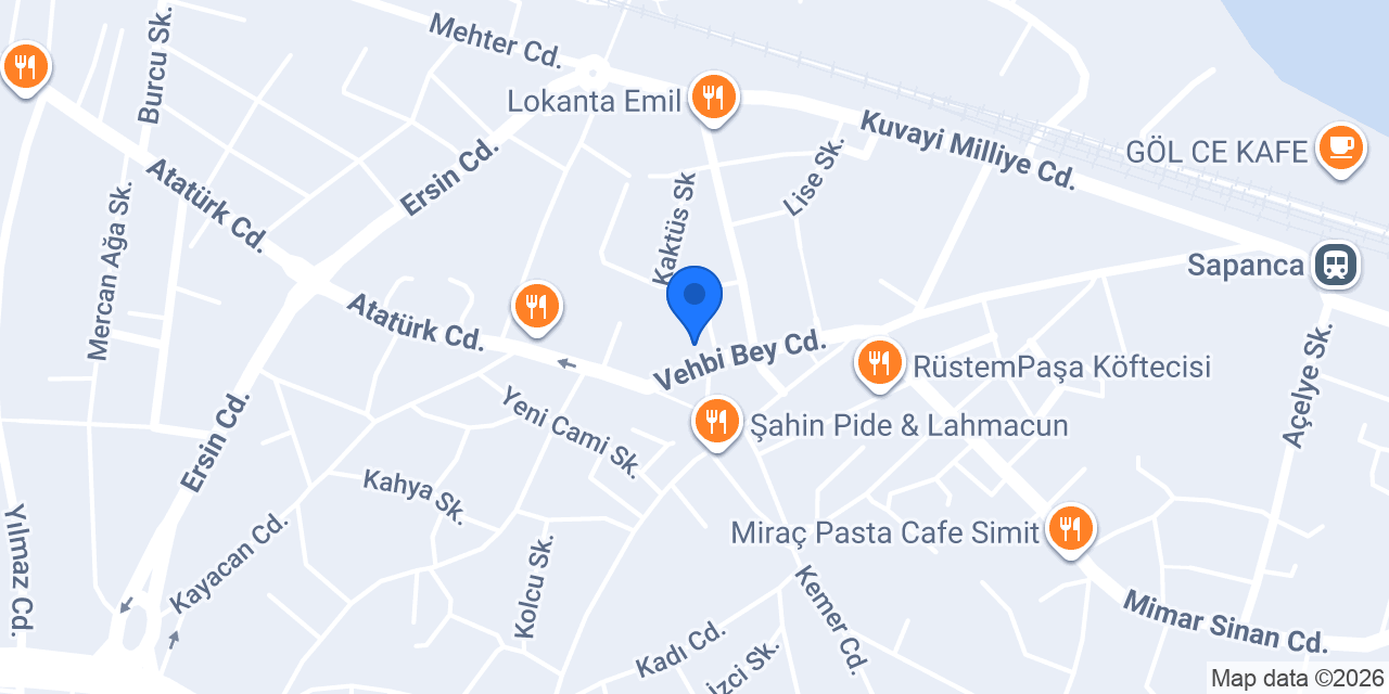 Sapanca Hilal Perde konumu