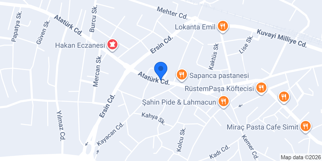 Sapanca Diş Kliniği konumu