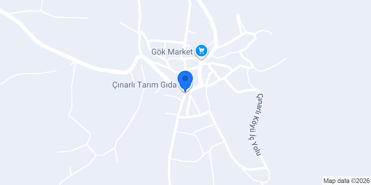 Çınarlı Tarım Gıda konumu