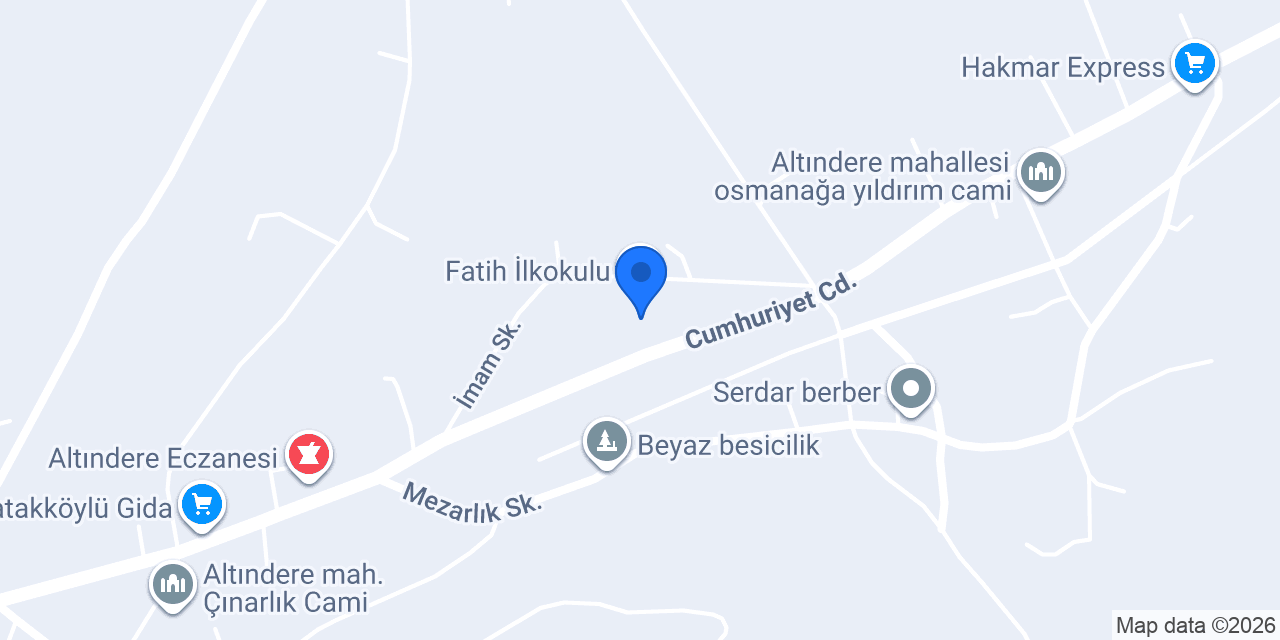 Fatih İlkokulu konumu