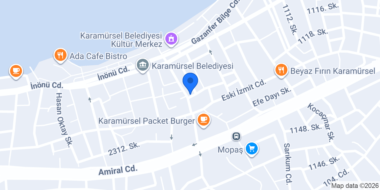 Cadde Katık Karamürsel konumu