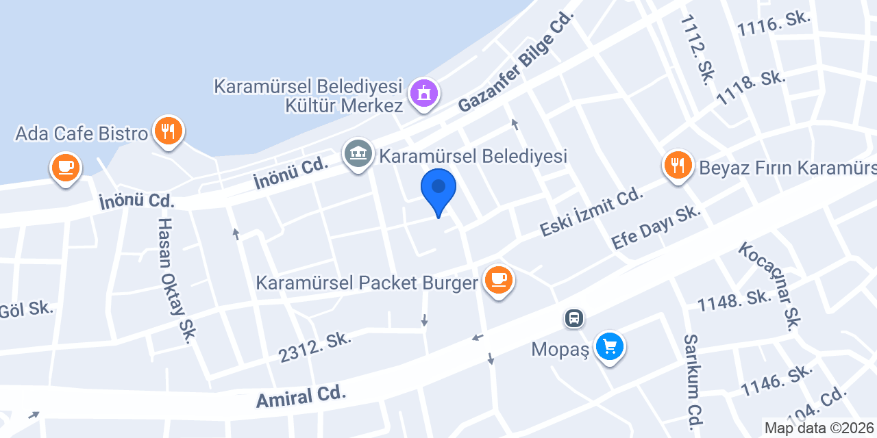 Packet Burger Karamürsel konumu