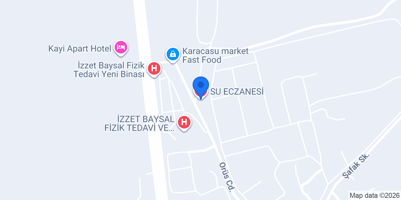 SU ECZANESİ konumu