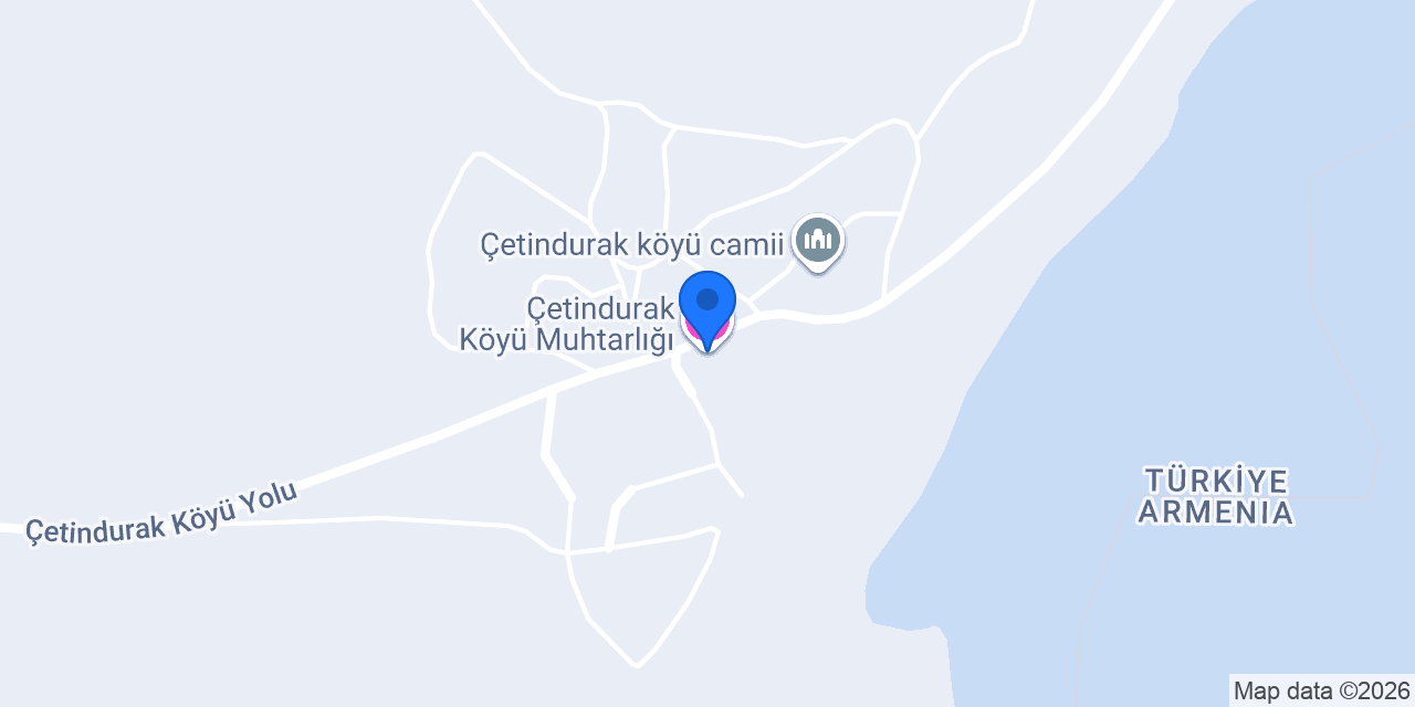 Çetindurak Köyü Muhtarlığı konumu