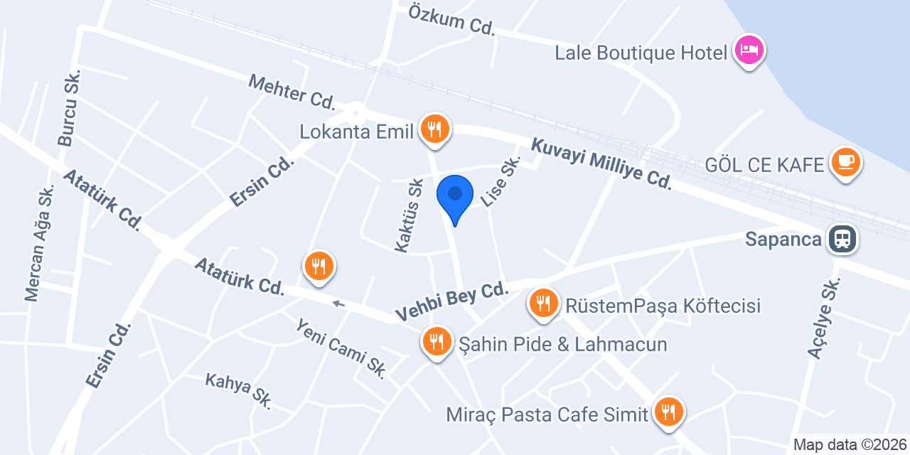 Sapanca Öncü Döner konumu