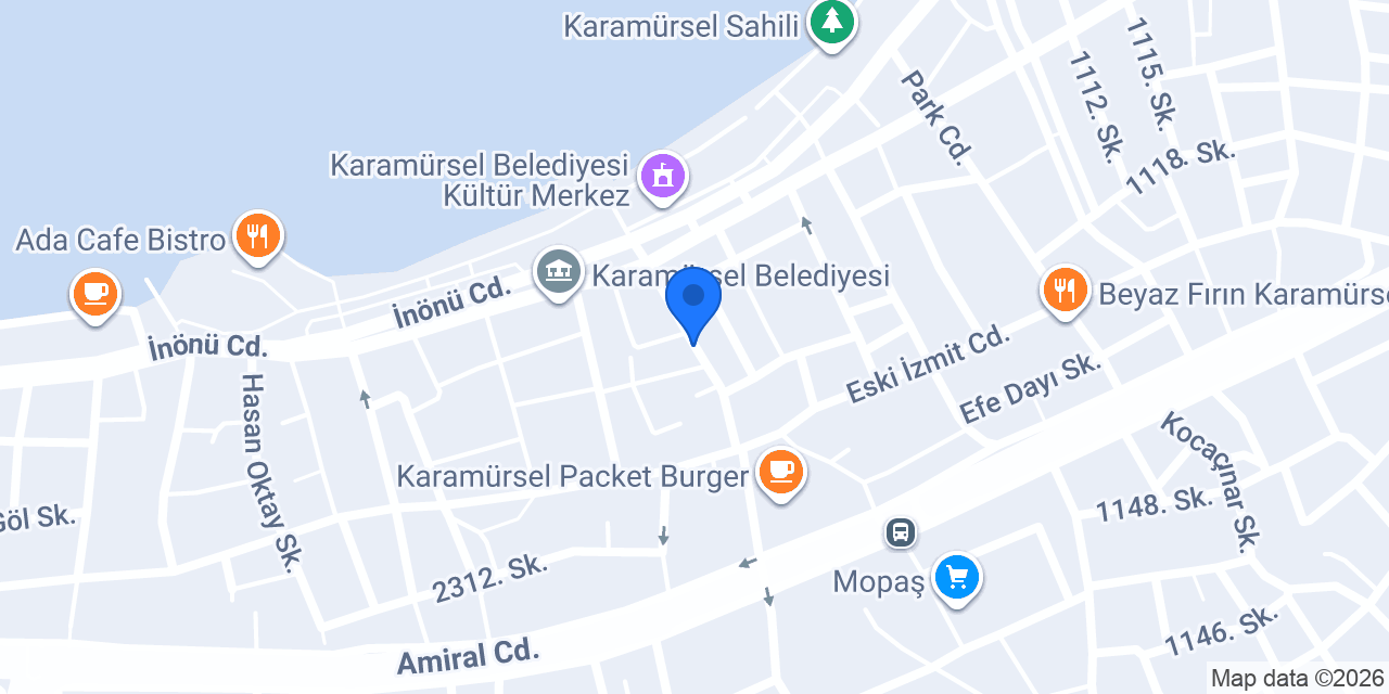 Akbank Karamürsel Şubesi konumu