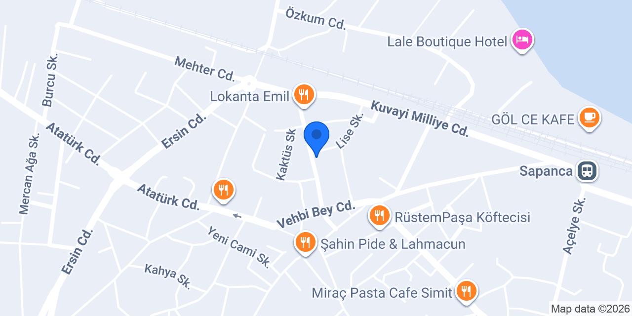 Gündoğdu Mobilya Sapanca konumu