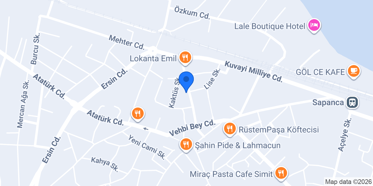 Beyaz Kafe konumu