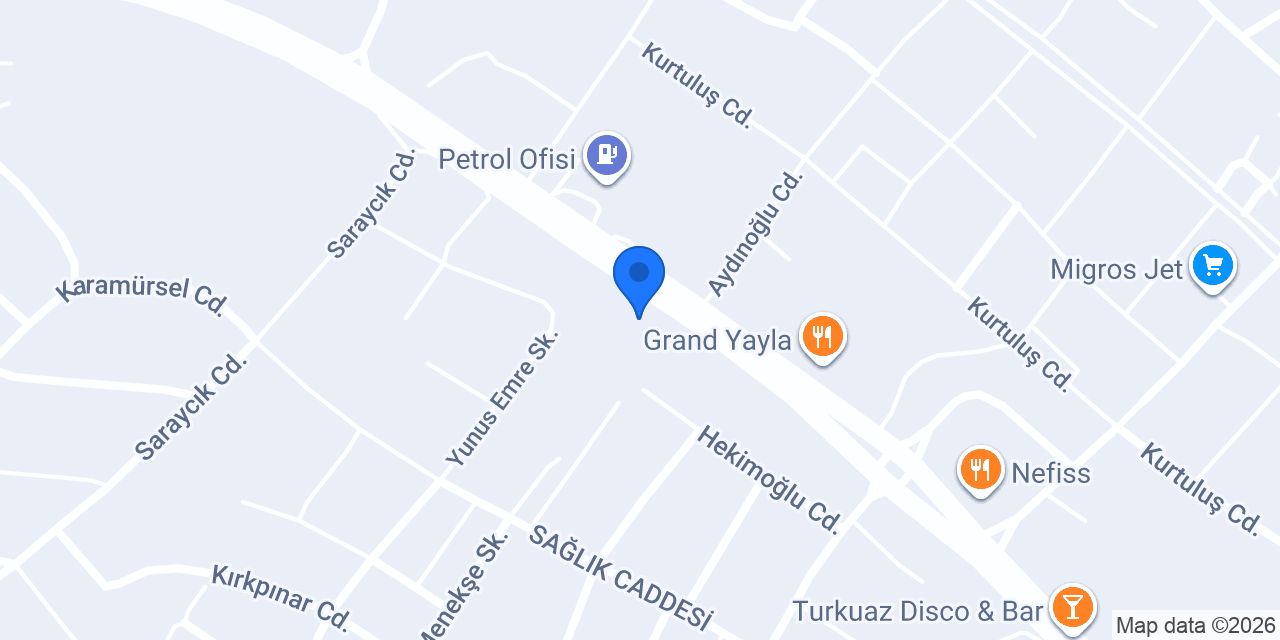 Özoğlu Pide Kebap konumu