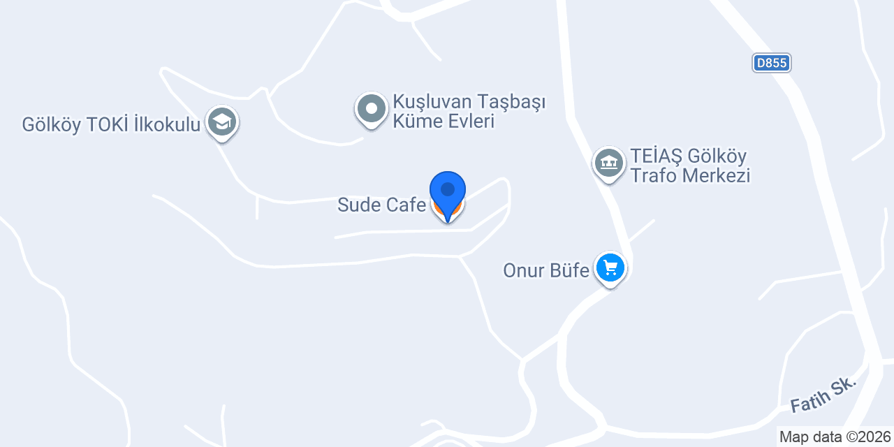 Sude Cafe konumu