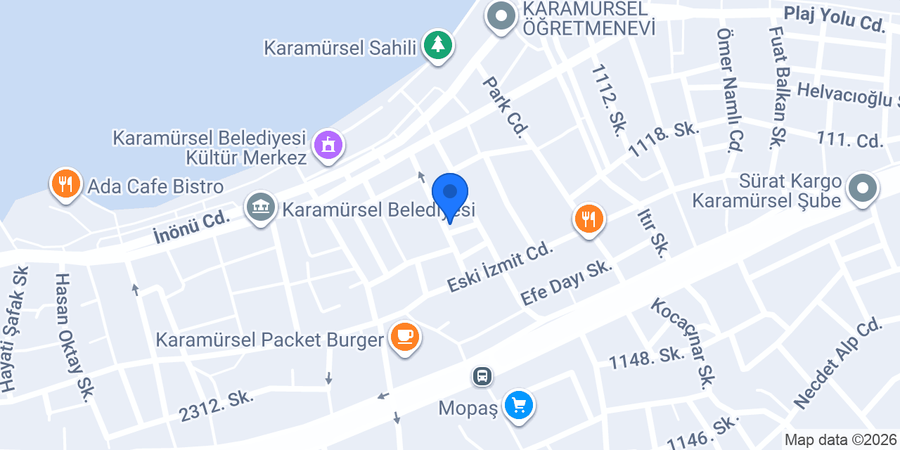 Karamürsel İlçe Emniyet Müdürlüğü konumu