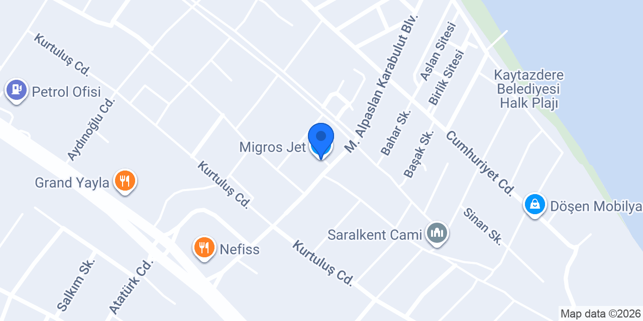 Migros Jet konumu