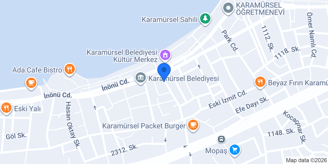 Karamursel Otel konumu