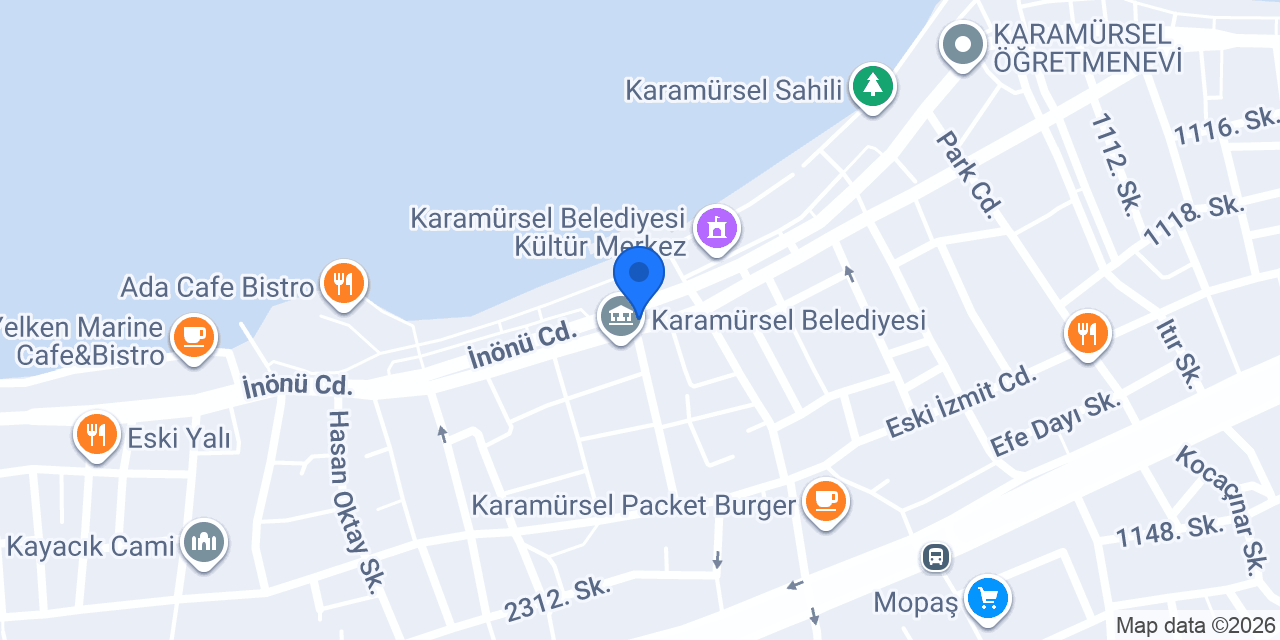Garanti BBVA Karamürsel Şubesi konumu