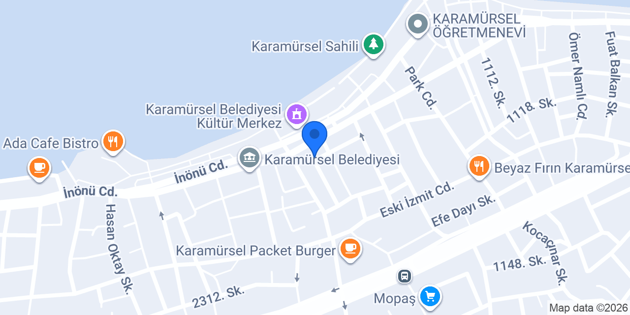 Pizza Storm KARAMÜRSEL konumu