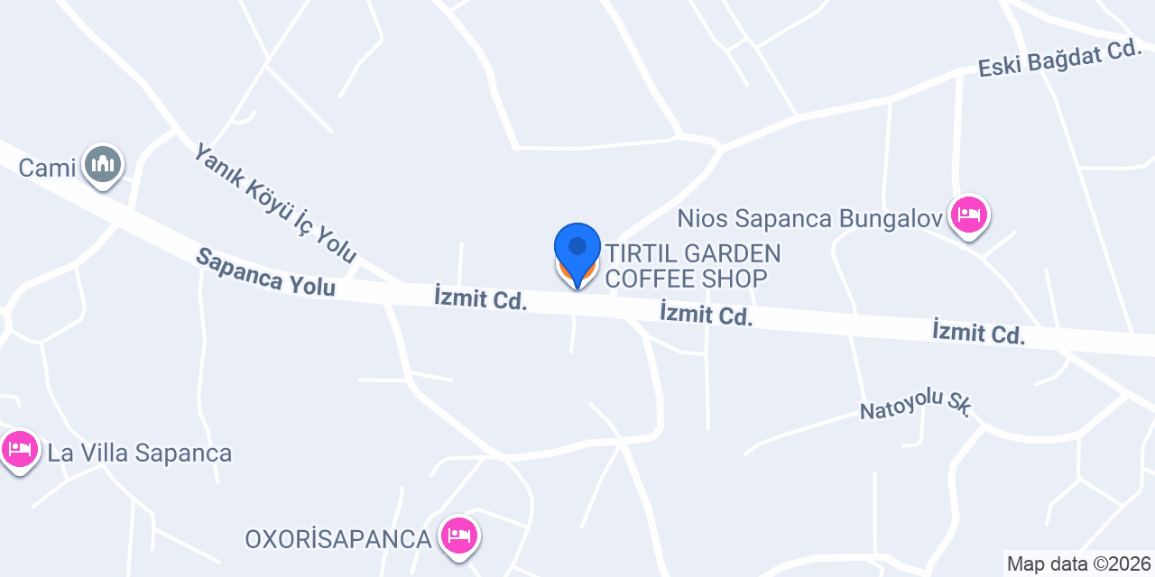 TIRTIL GARDEN COFFEE SHOP konumu