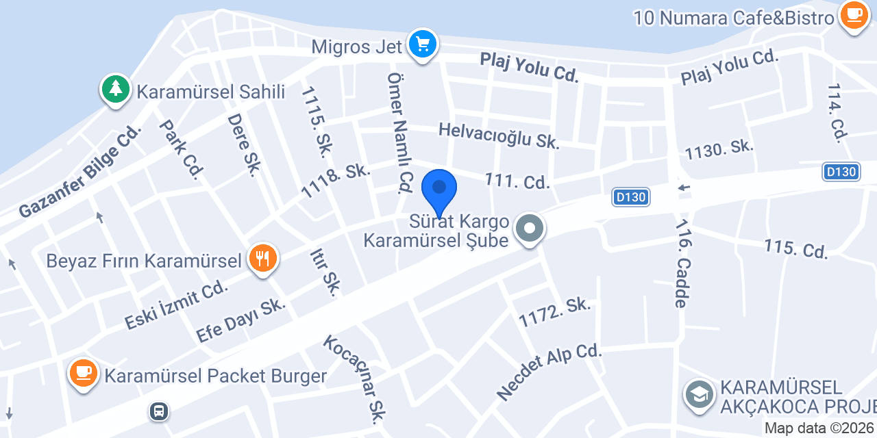 Develi Tekstil konumu