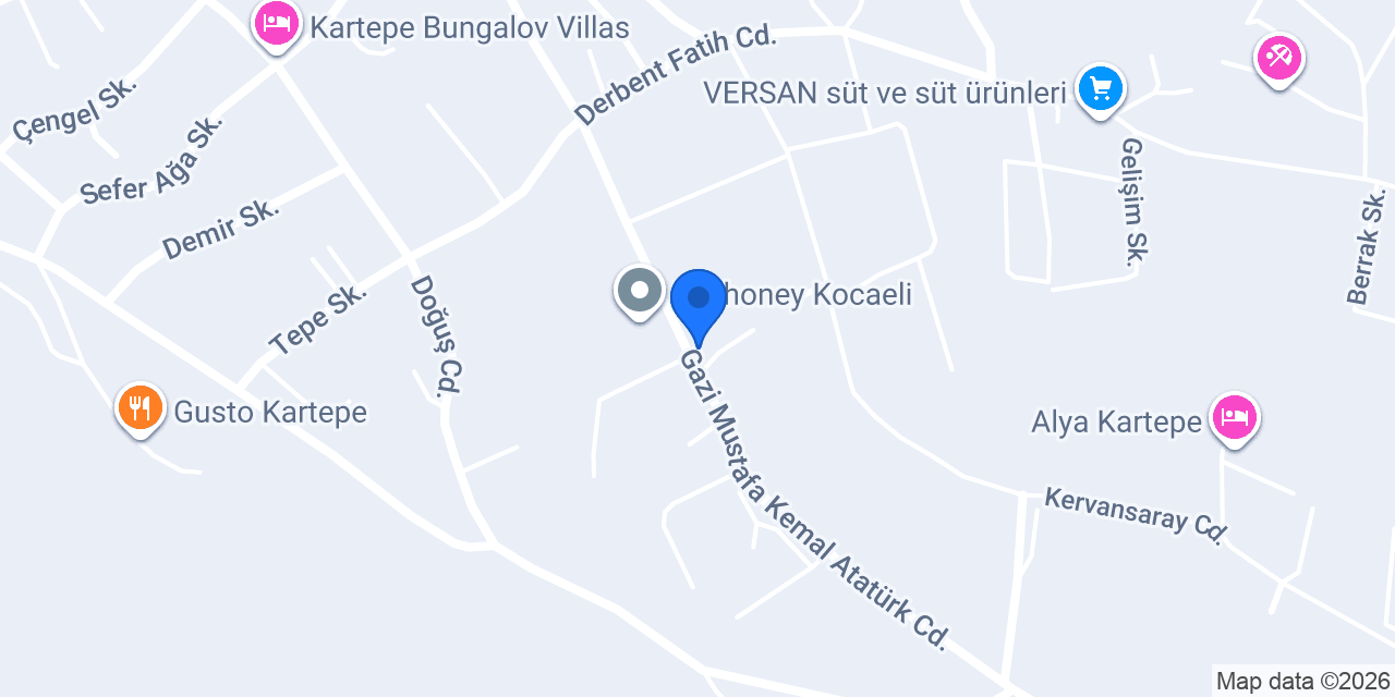 Gümüş Suite Villas konumu
