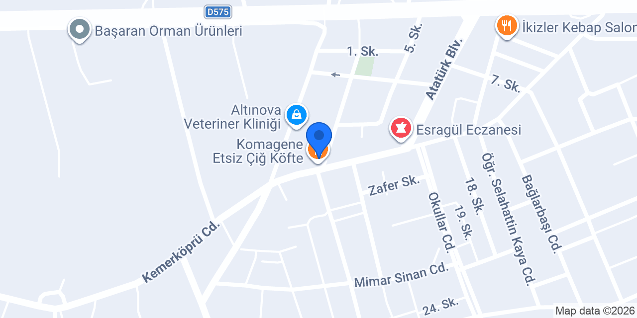 Bi Burger & Bi Tatlı konumu