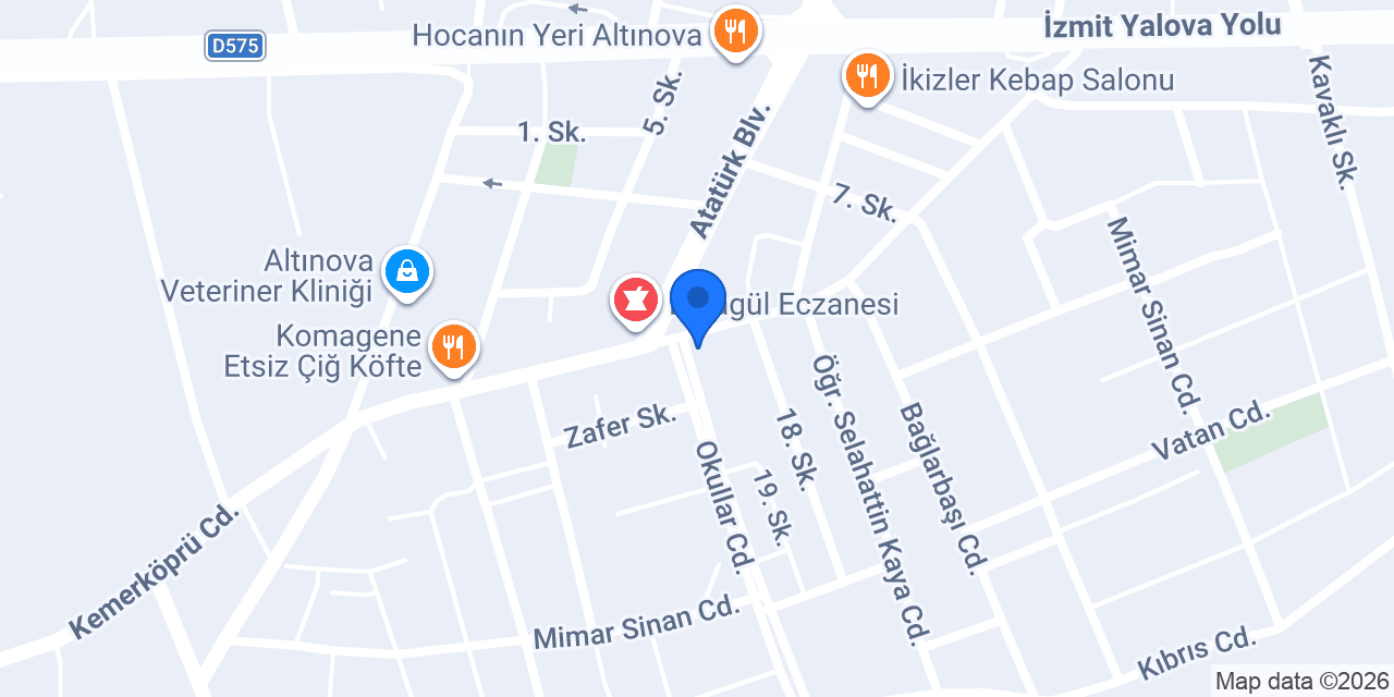 İNCE PİDE & KEBAP konumu