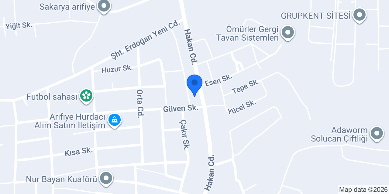 Arifiye Vidanjör konumu