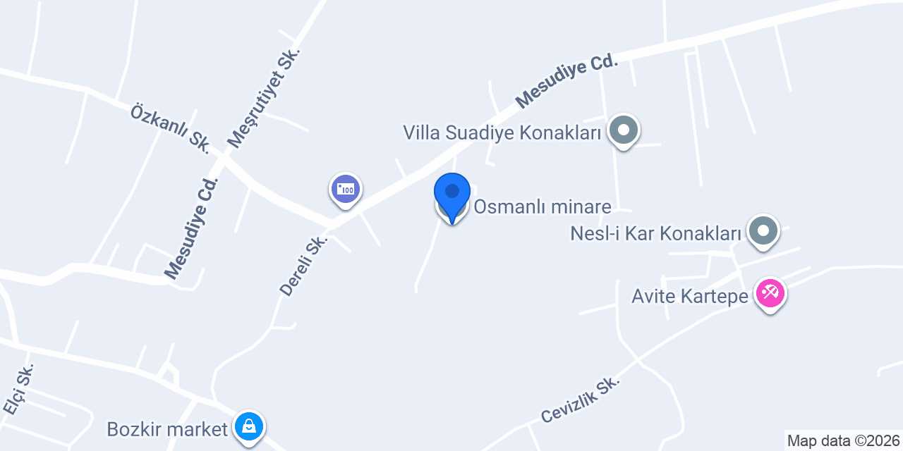 Osmanlı minare konumu