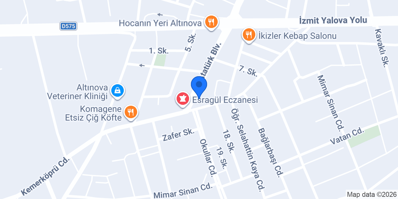 Özdemir Elektirik konumu