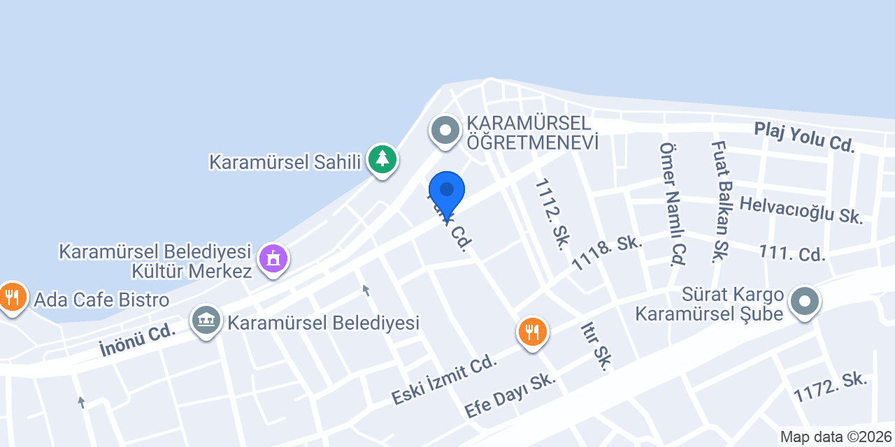 Yapı Kredi Bankası-karamürsel Şubesi konumu