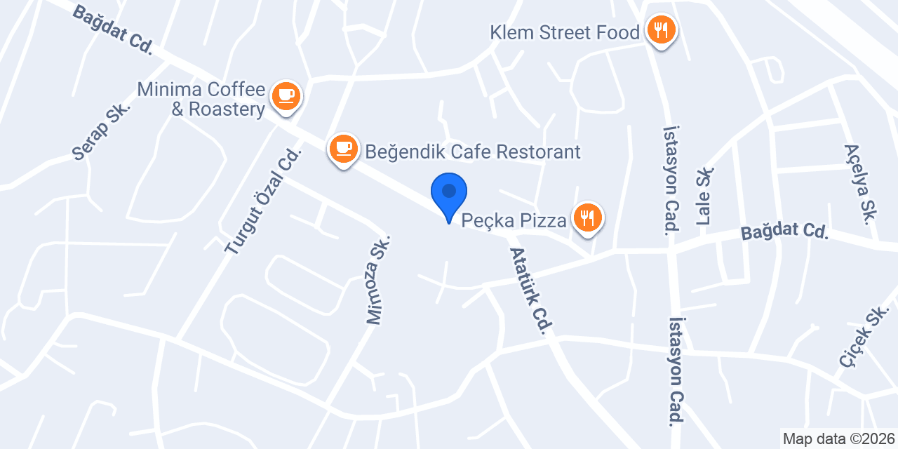 Baytar Burger Bağdat Caddesi konumu