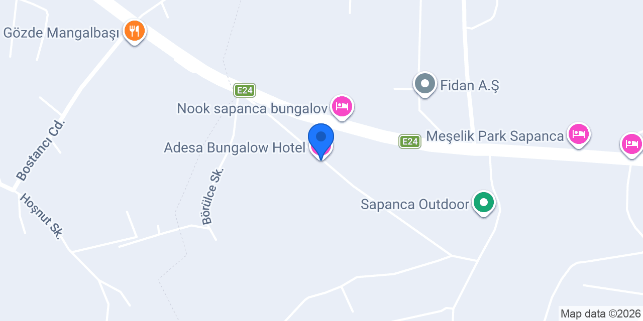 Adesa Bungalow Hotel konumu