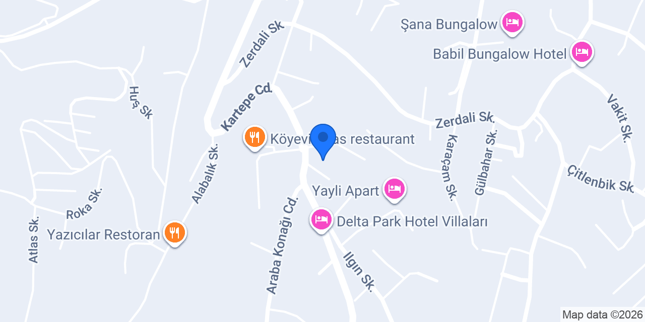 Köy Konağı Restoran konumu
