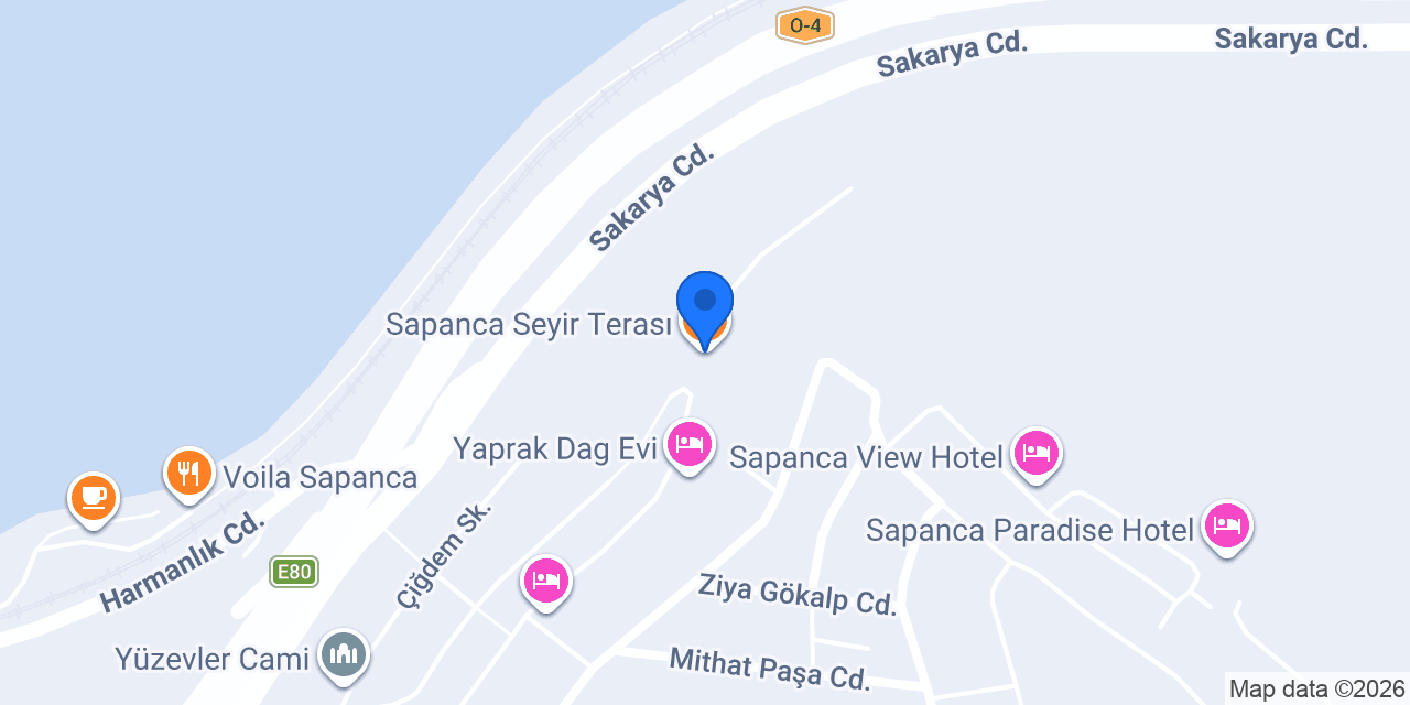 Sapanca Seyir Terası konumu