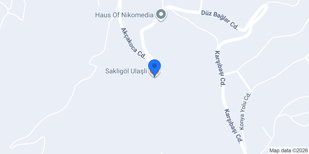Sakligöl Ulaşli konumu