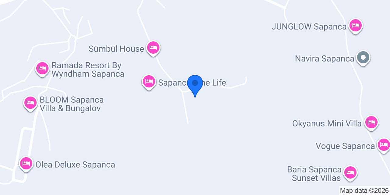 Sapanca Bungalowland konumu